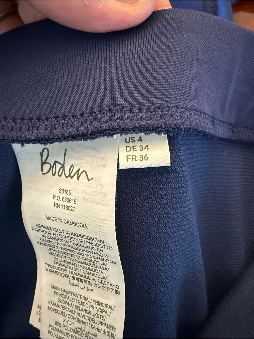 Boden Navy High-Waist Bikini Set - Women Swim - Picture 3 of 4